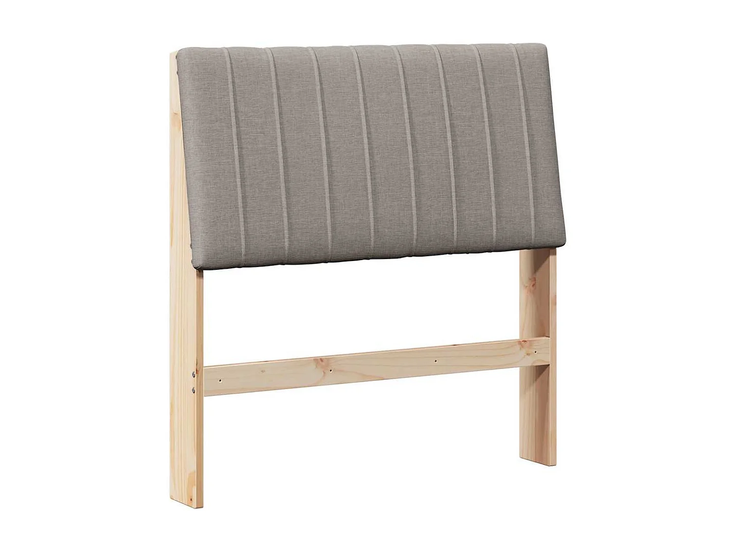 Cabeceira estofada Cinzento-acastanhado 90 cm