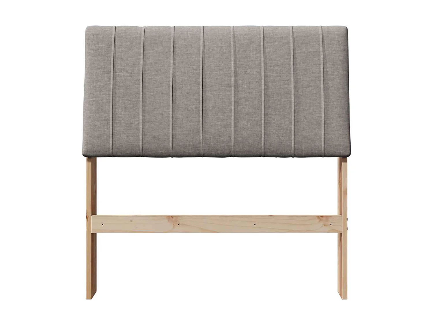 Cabeceira estofada Cinzento-acastanhado 90 cm