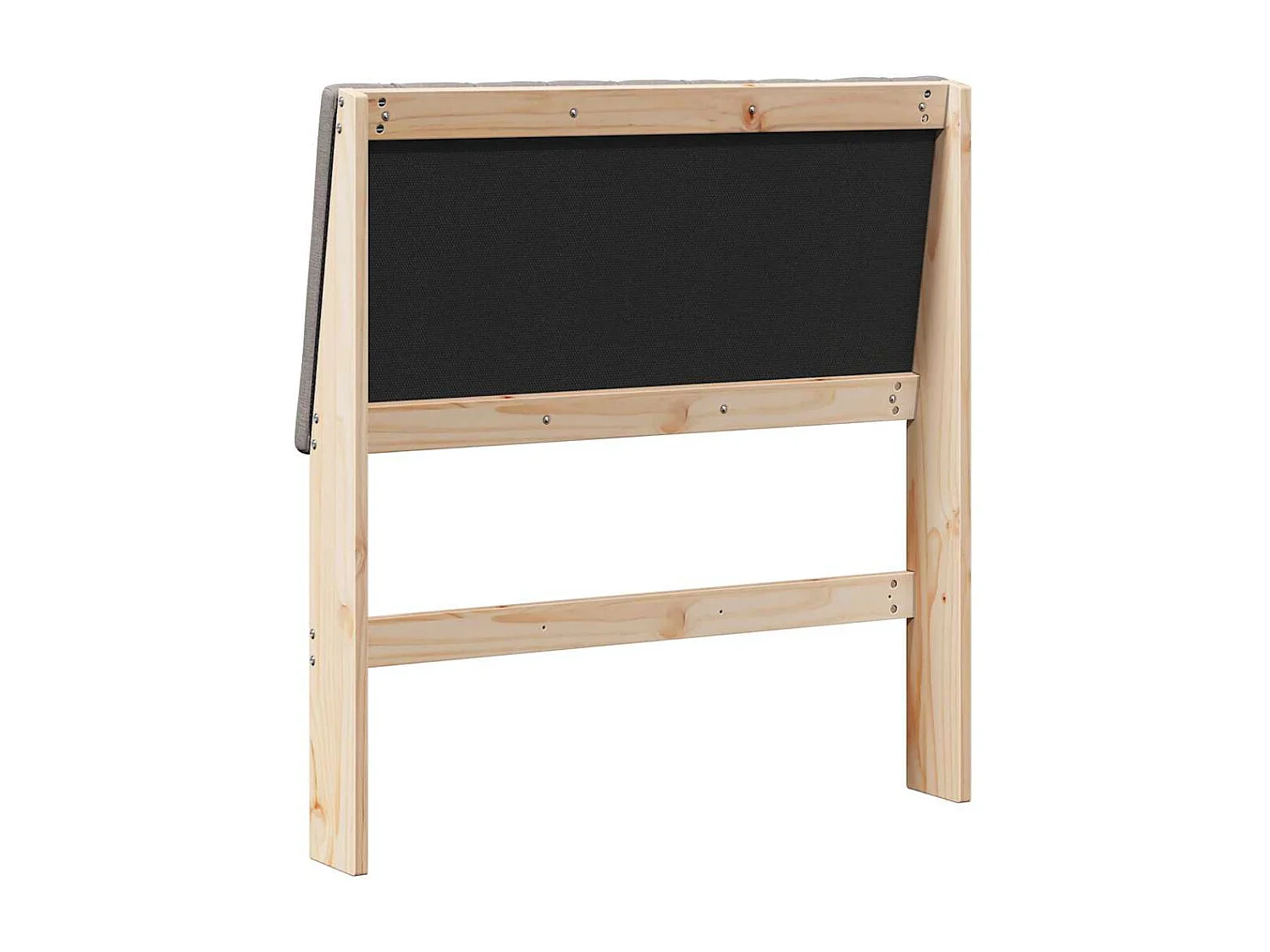 Cabeceira estofada Cinzento-acastanhado 90 cm