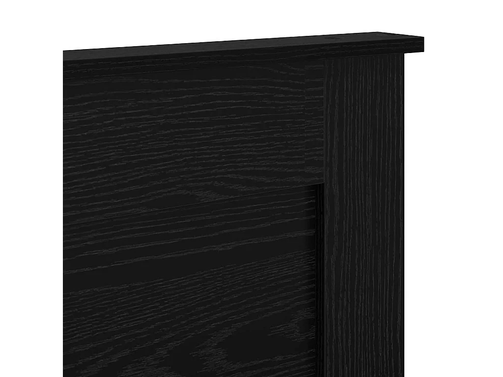 Cabeceira Carvalho Preto 180 cm Madeira processada