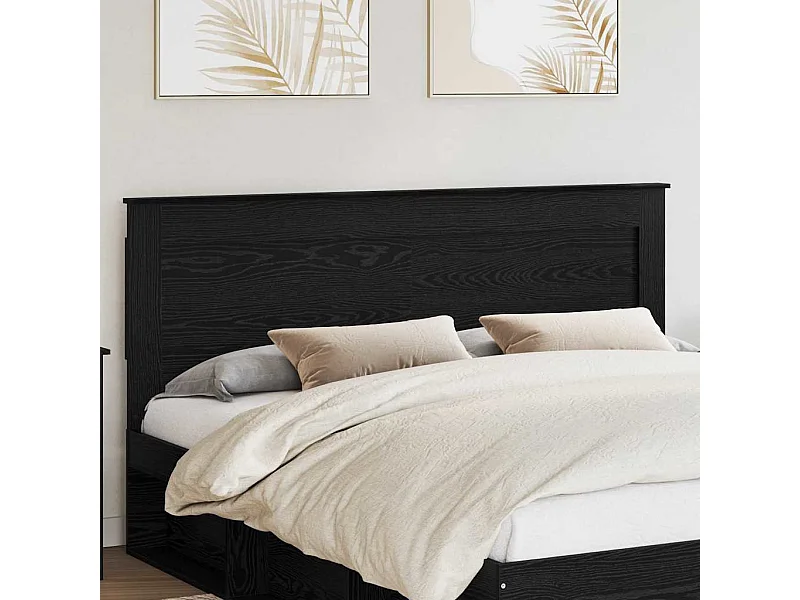 Cabeceira Carvalho Preto 180 cm Madeira processada