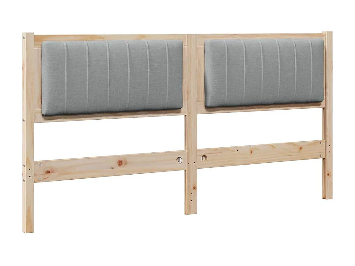 Cabeceira estofada com cabeceira Castanho 160 cm