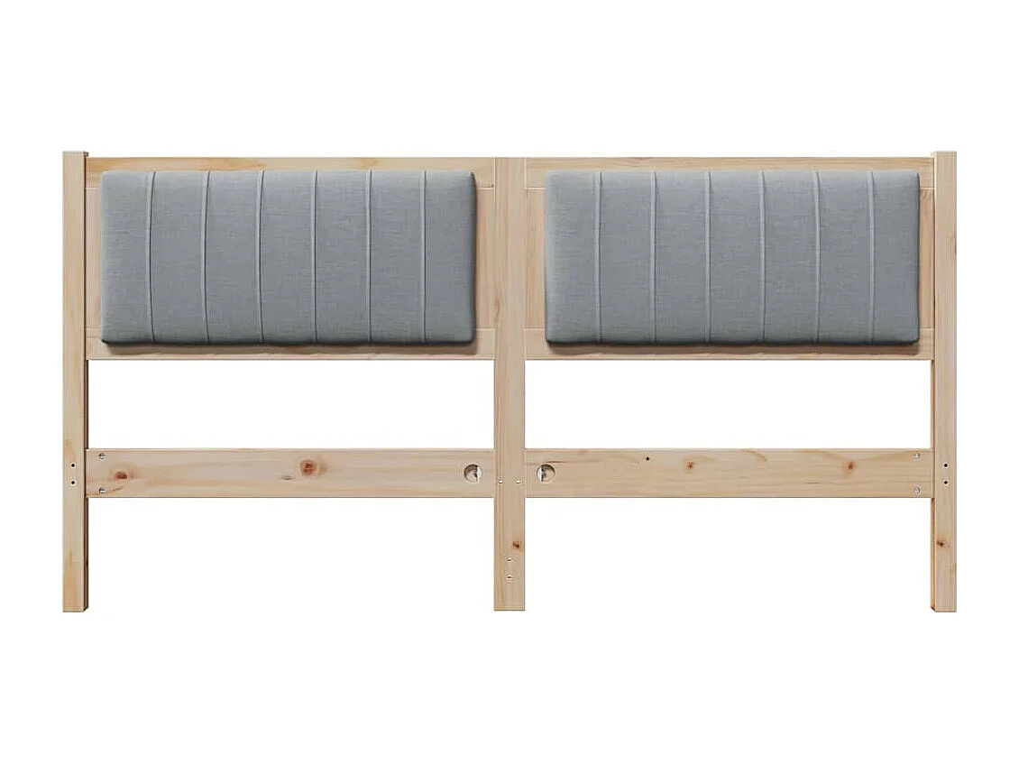 Cabeceira estofada com cabeceira Castanho 160 cm