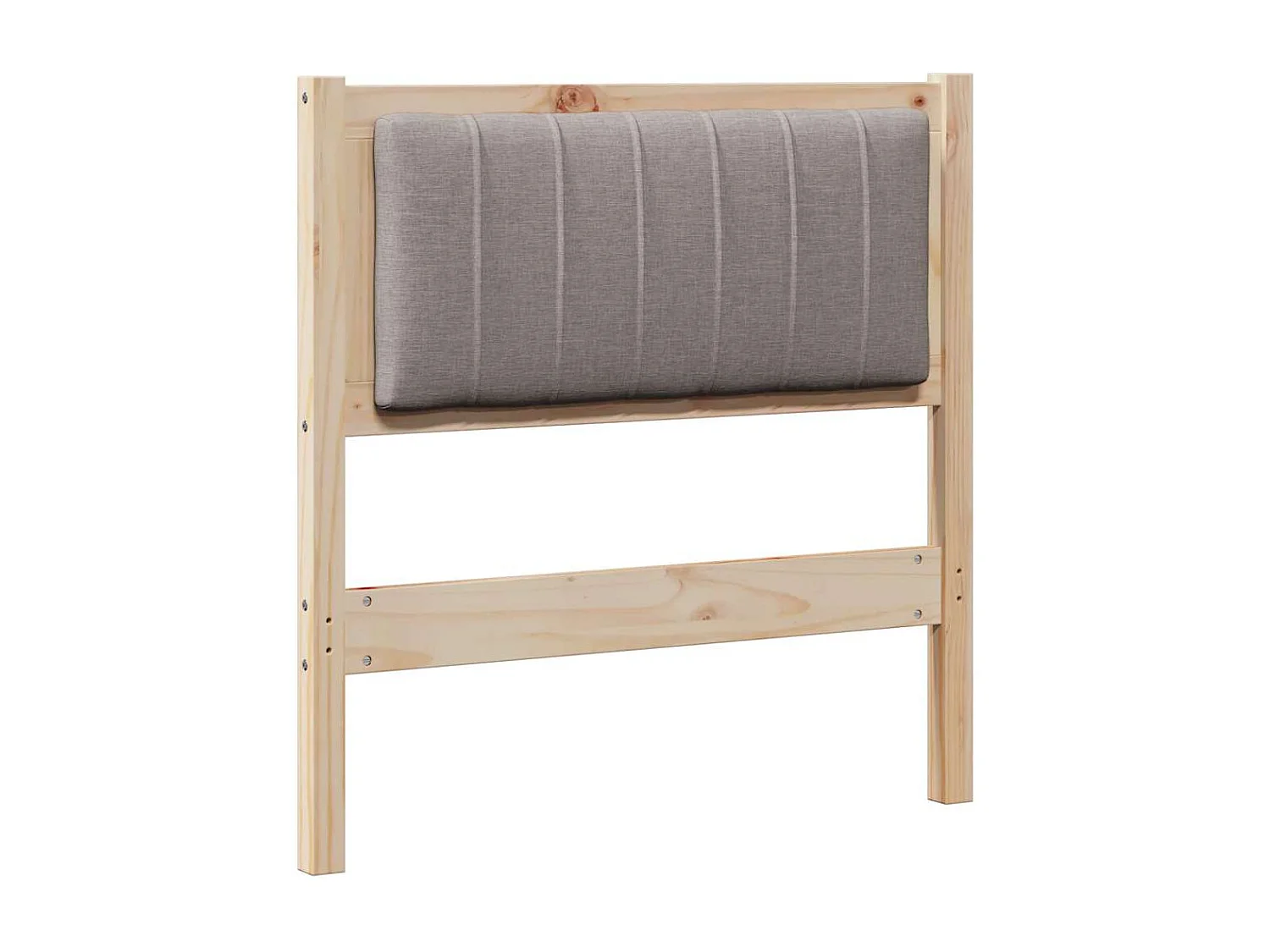 Cabeceira estofada com cabeceira Castanho 80 cm