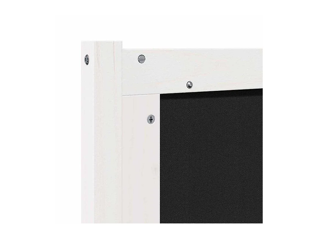 Tête de lit Autre Blanc et gris clair 180 cm Bois massif en pin