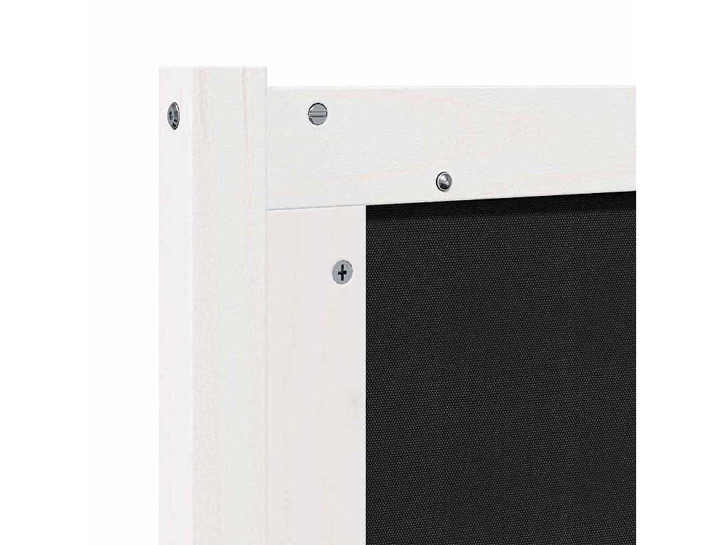 Tête de lit Autre Blanc et gris clair 180 cm Bois massif en pin