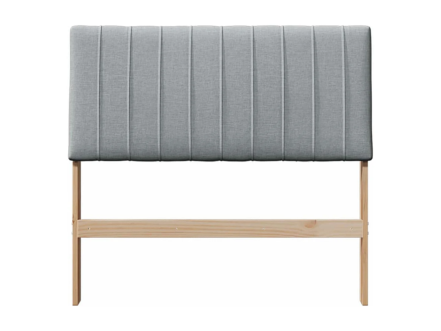 Cabeceira estofada Cinzento-claro 100 cm