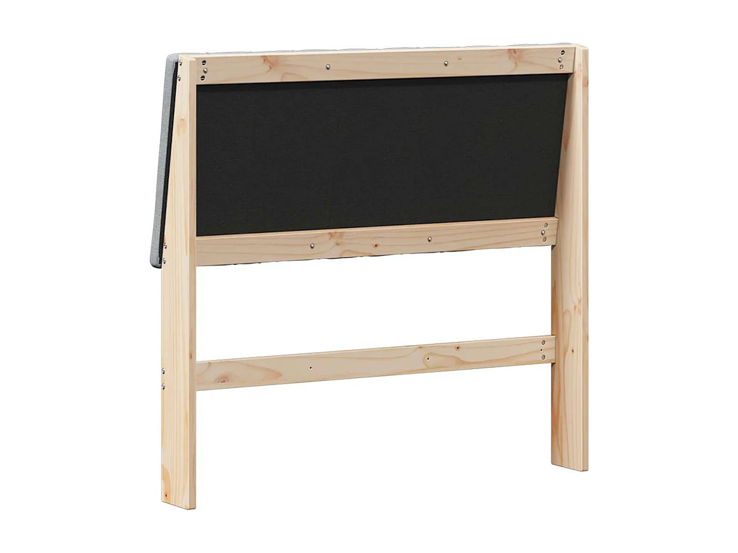 Cabeceira estofada Cinzento-claro 100 cm