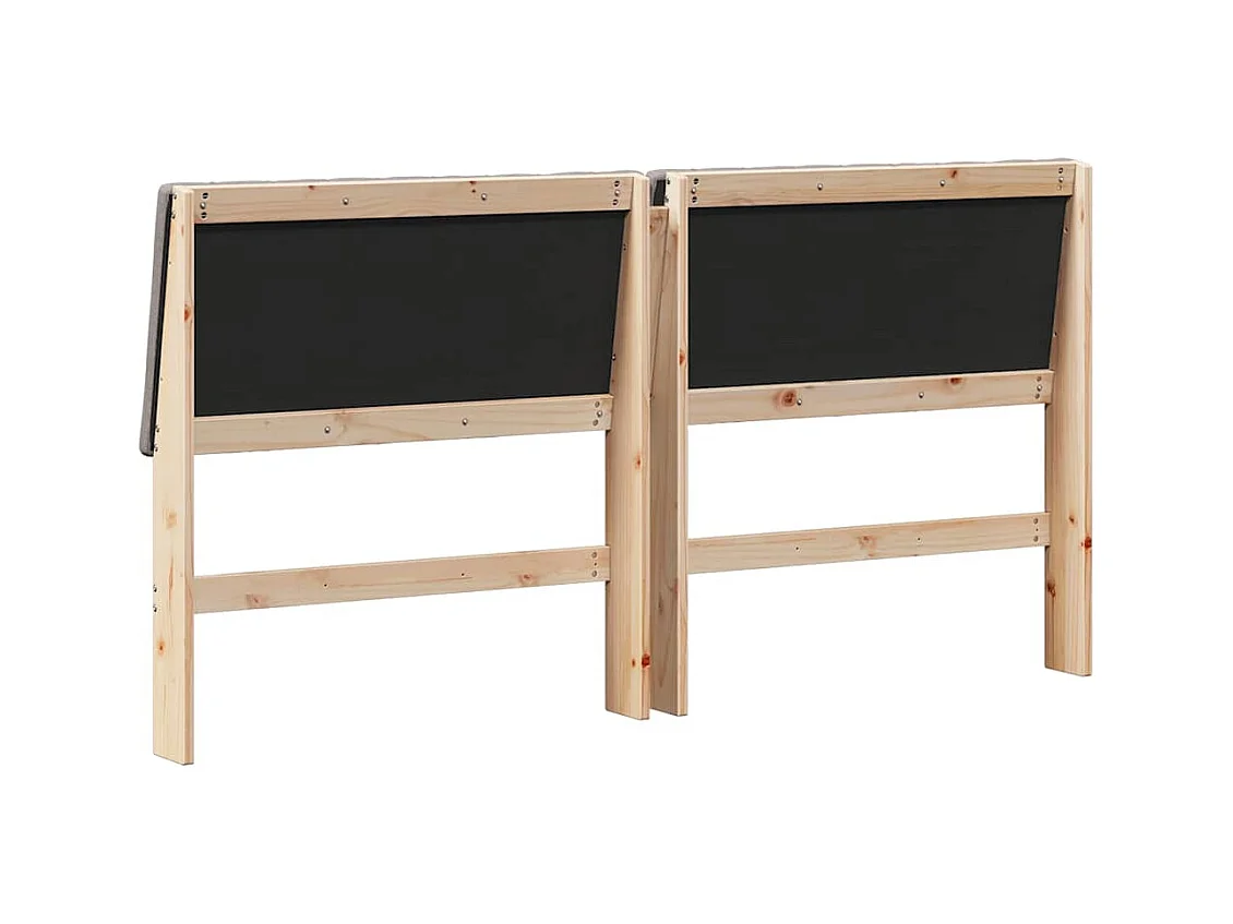 Cabecero tapizado Taupé 180 cm Madera de pino macizo