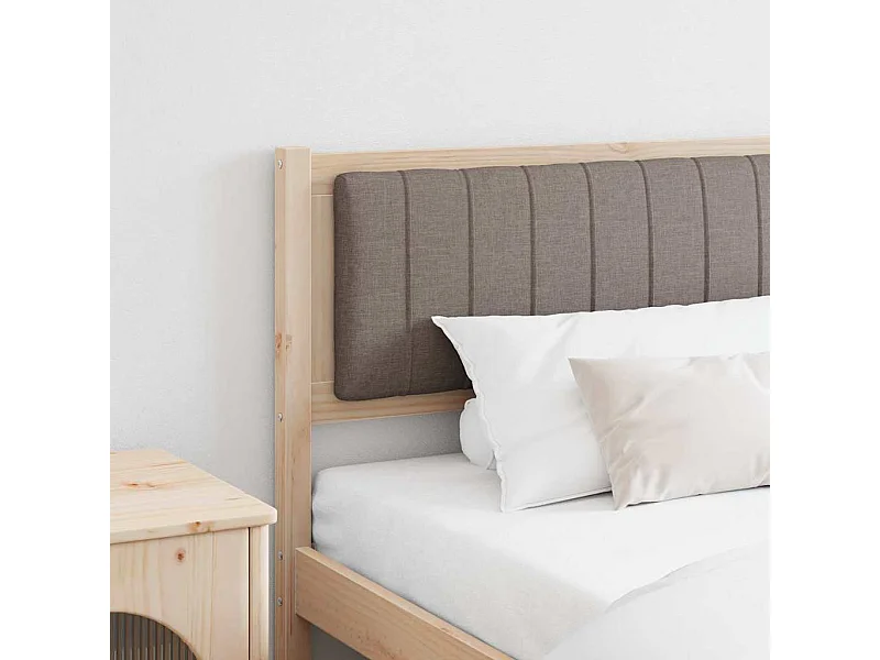 Tête de lit capitonnée avec tête de lit Marron 200 cm
