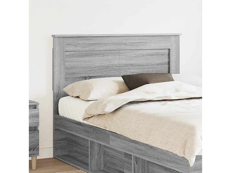 Tête de lit Gris Sonoma 135 cm Bois d'ingénierie
