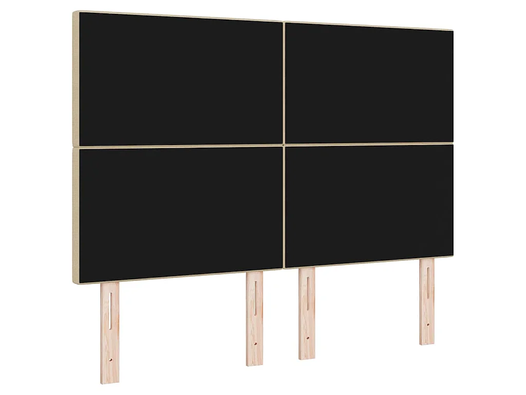 Tête de lit LED avec des lumières à LED Vert gris 160 cm tissu