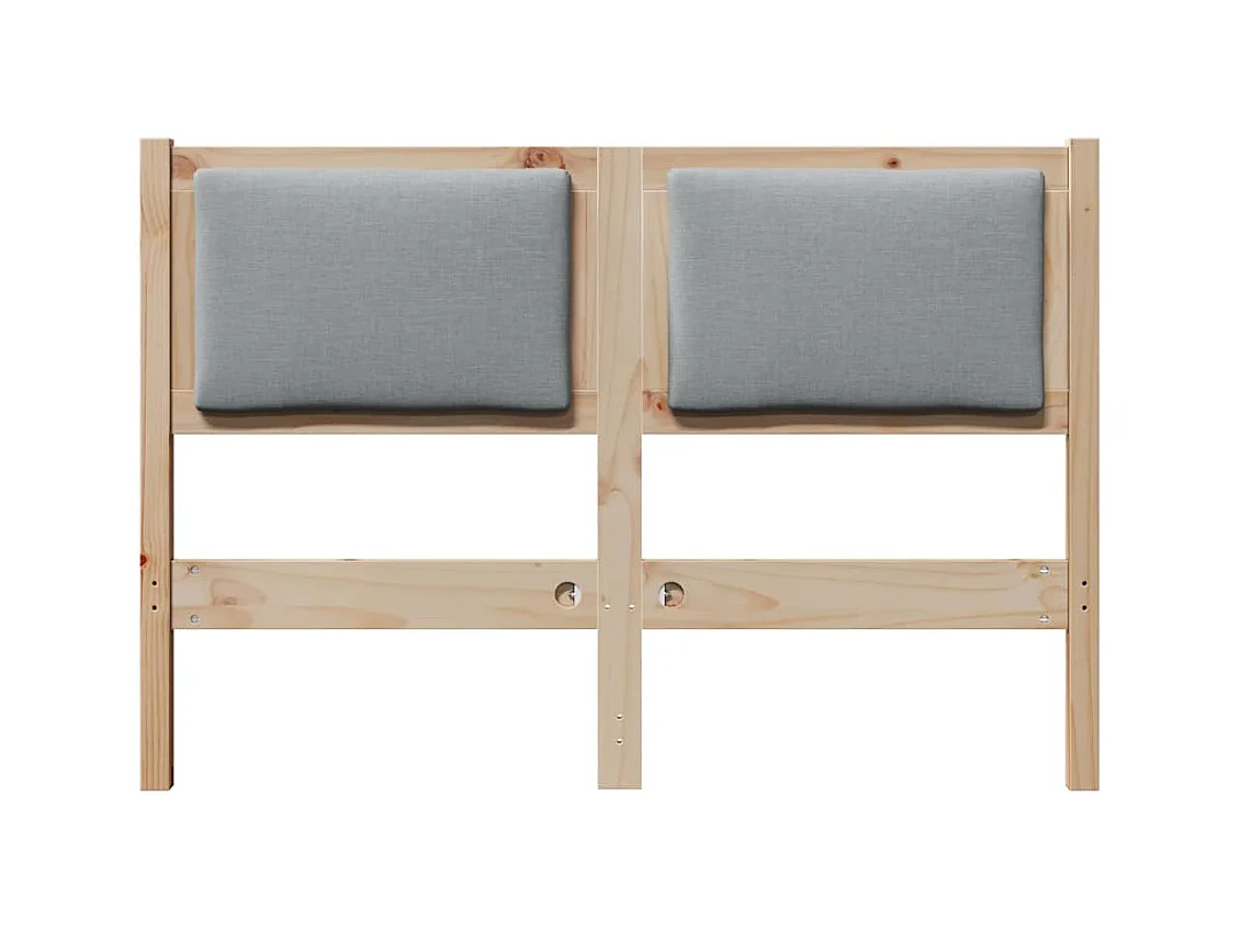 Cabecero Otro Marrón 120 cm Madera maciza de pino