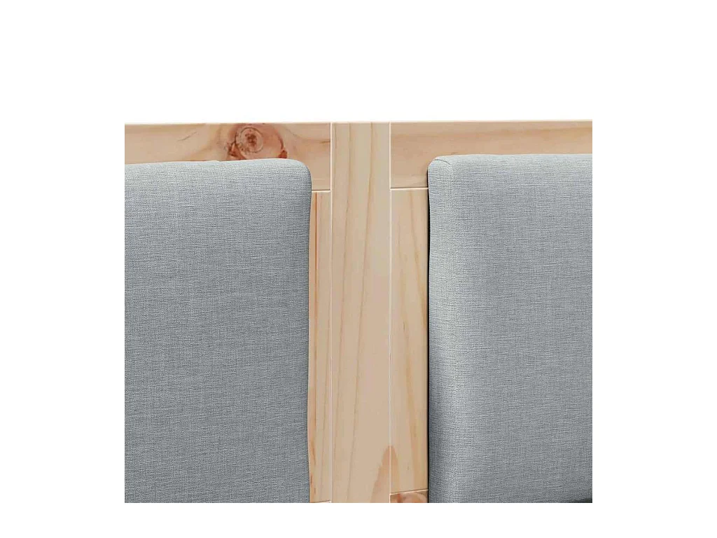 Cabecero Otro Marrón 120 cm Madera maciza de pino