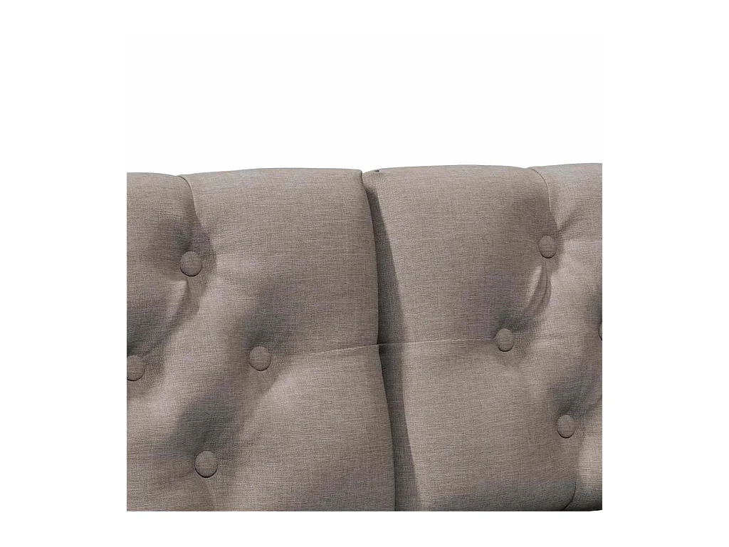 Cabeceira estofada Cinzento-acastanhado 150 cm