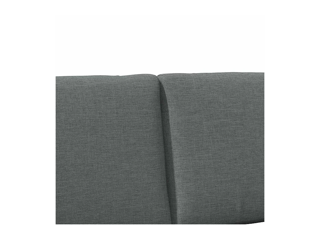 Cabecero tapizado Gris oscuro 200 cm Madera de pino macizo