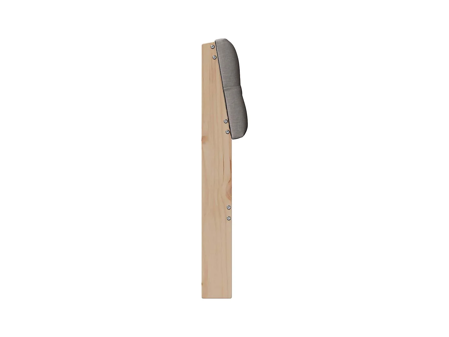 Cabecero tapizado Taupé 100 cm Madera de pino macizo
