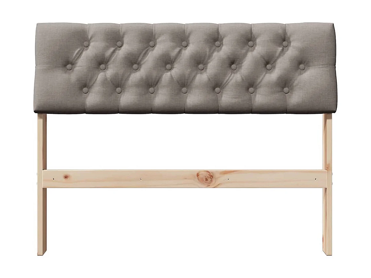 Cabeceira estofada Cinzento-acastanhado 100 cm