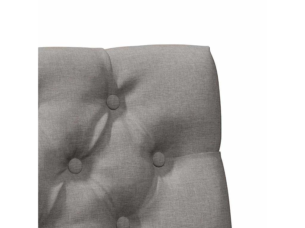 Cabeceira estofada Cinzento-acastanhado 100 cm