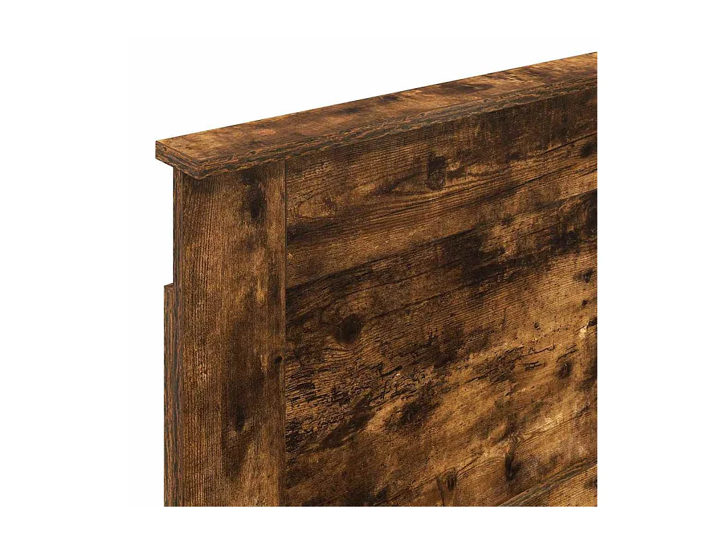 Tête de lit avec tête de lit Chêne fumé 80 cm Bois d'ingénierie