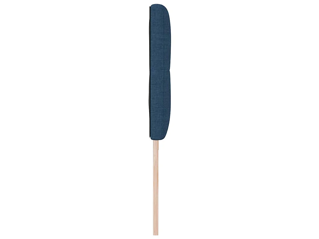 Cabecero LED con luces de tiras LED Manual Azul 200 cm tela