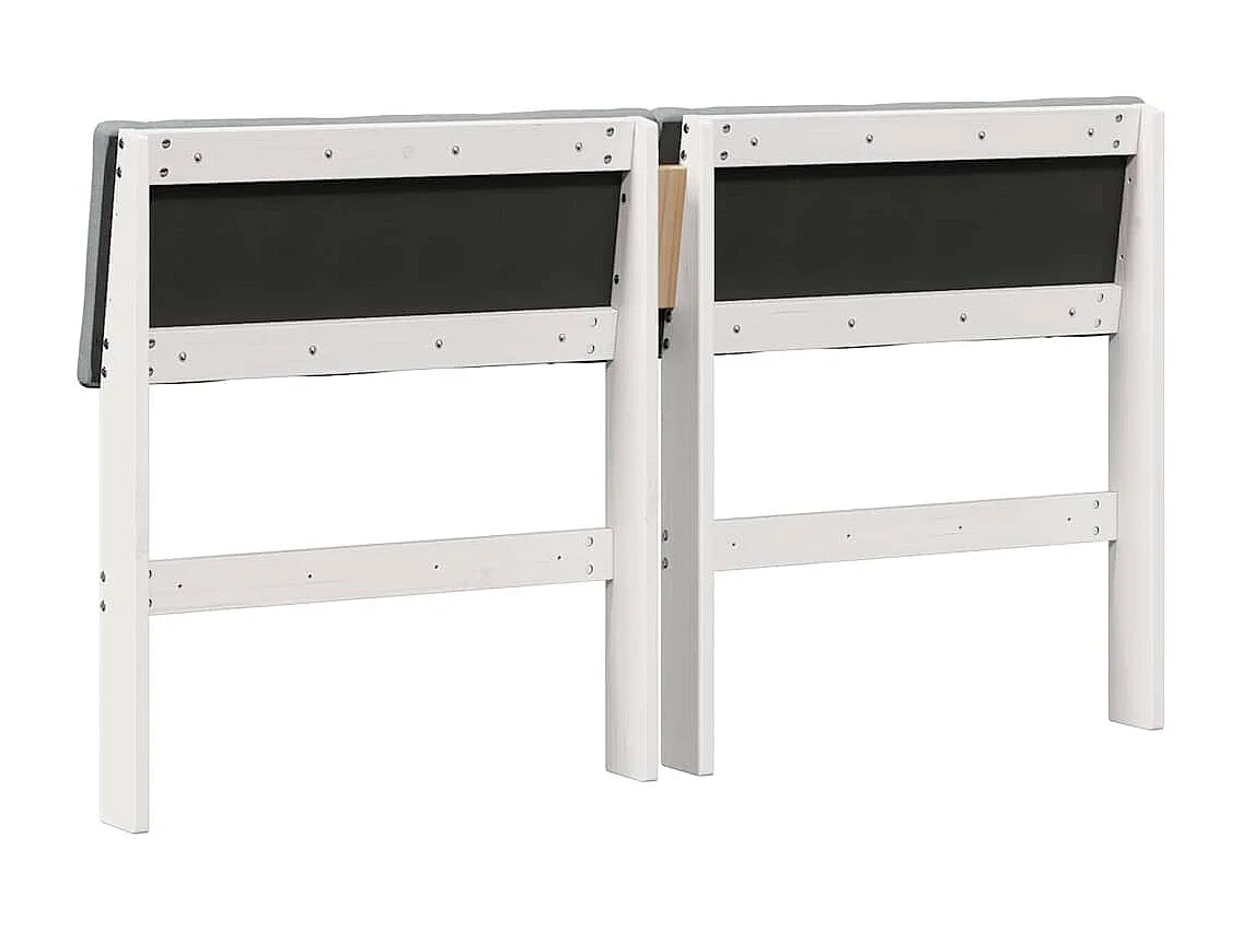 Cabeceira estofada Cinzento-claro 160 cm