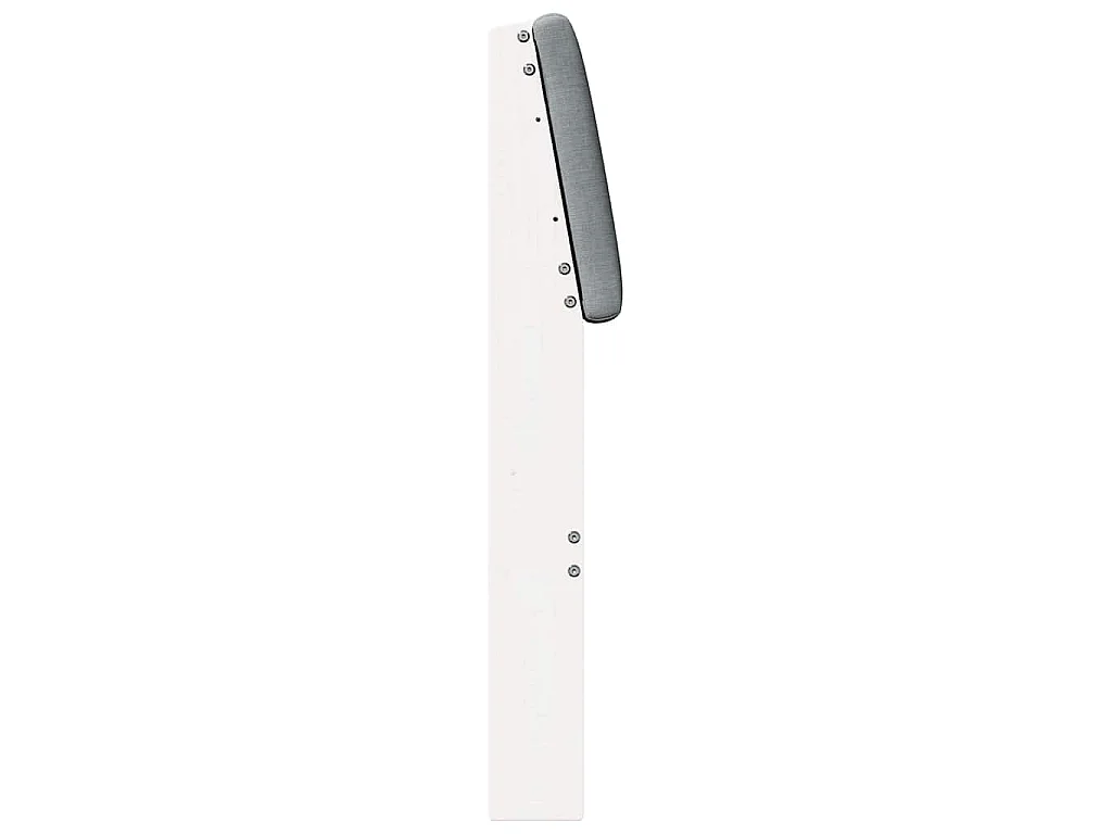Tête de lit capitonnée Gris clair 160 cm Pin massif