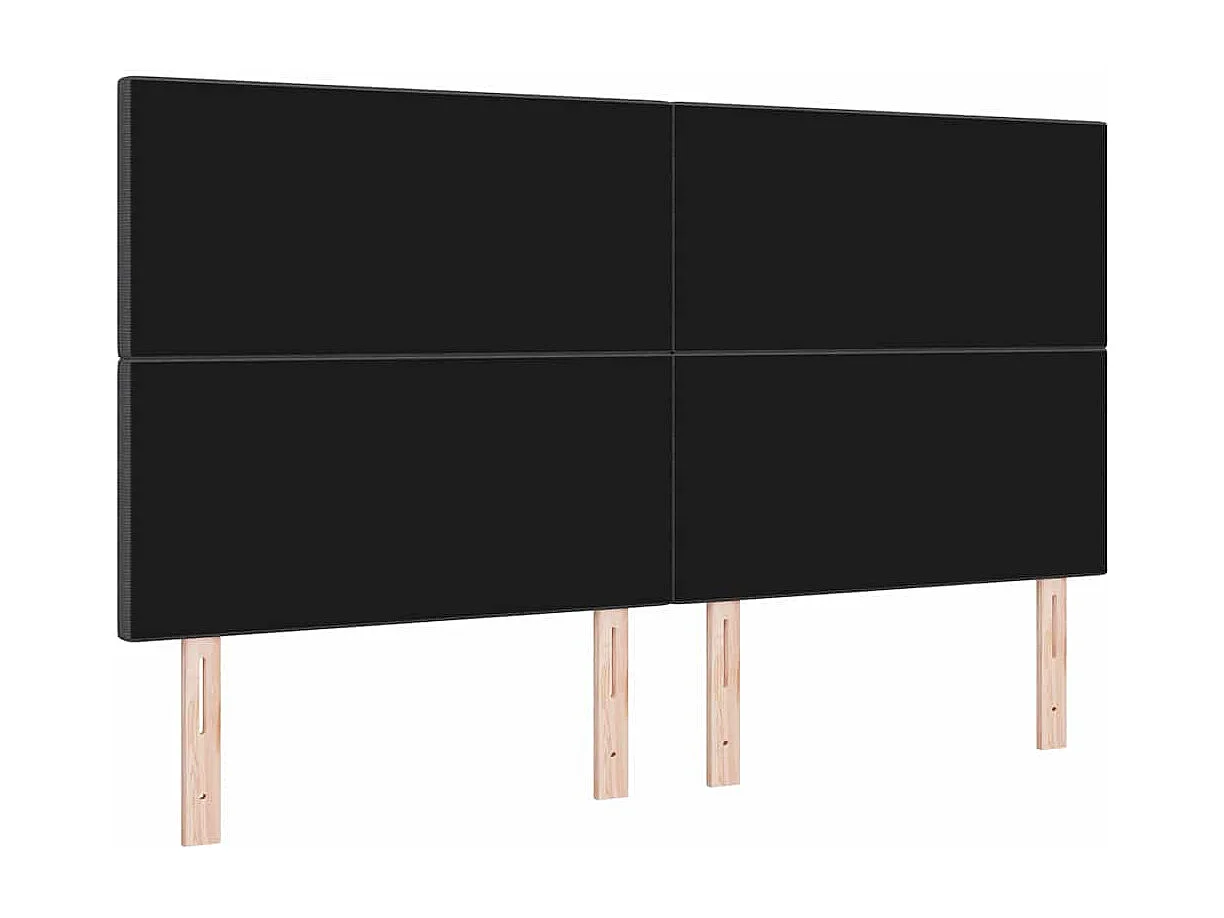 Tête de lit LED avec des lumières à LED Gris foncé 180 cm tissu