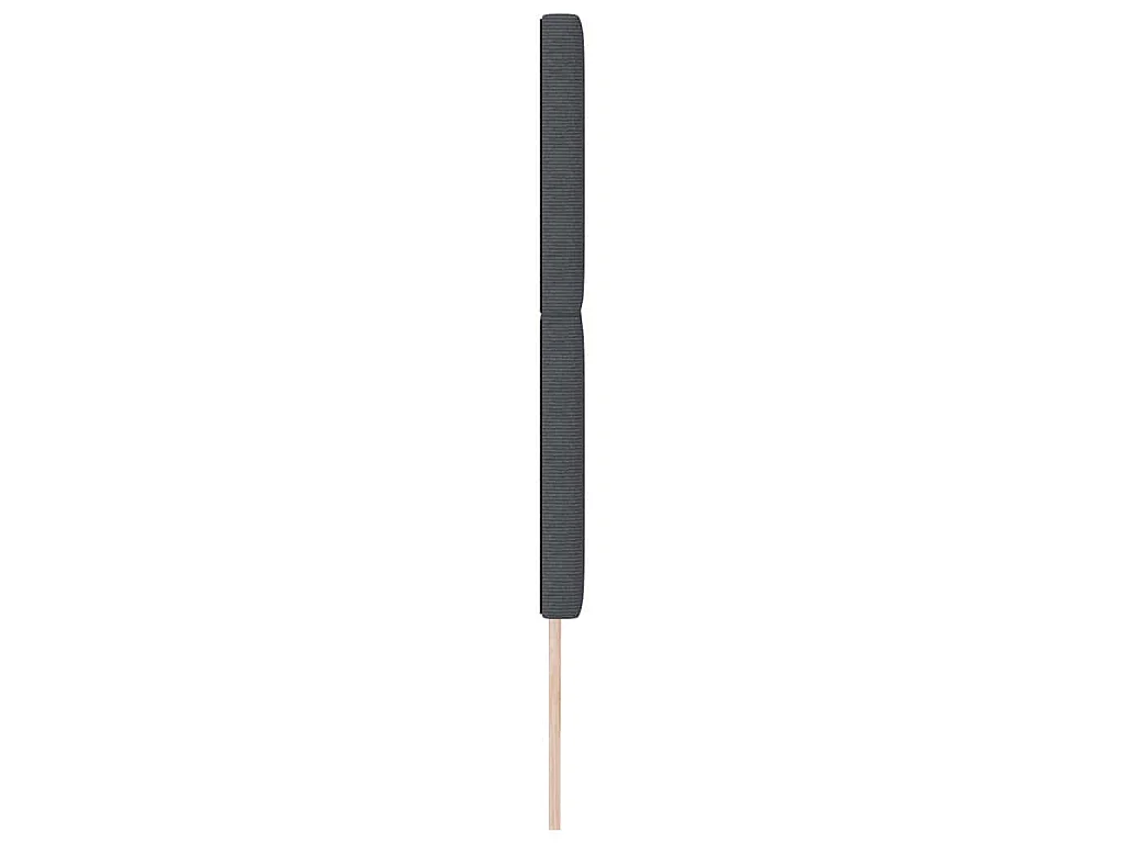Tête de lit LED avec des lumières à LED Gris foncé 180 cm tissu