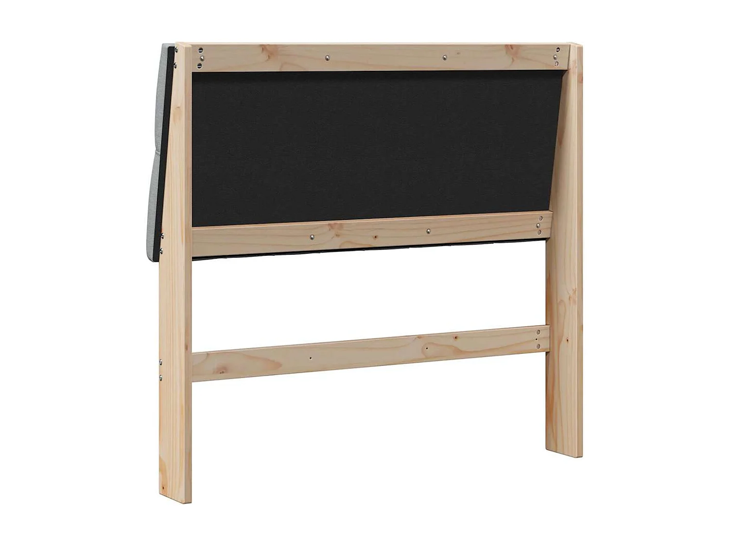 Cabeceira estofada Cinzento-claro 100 cm