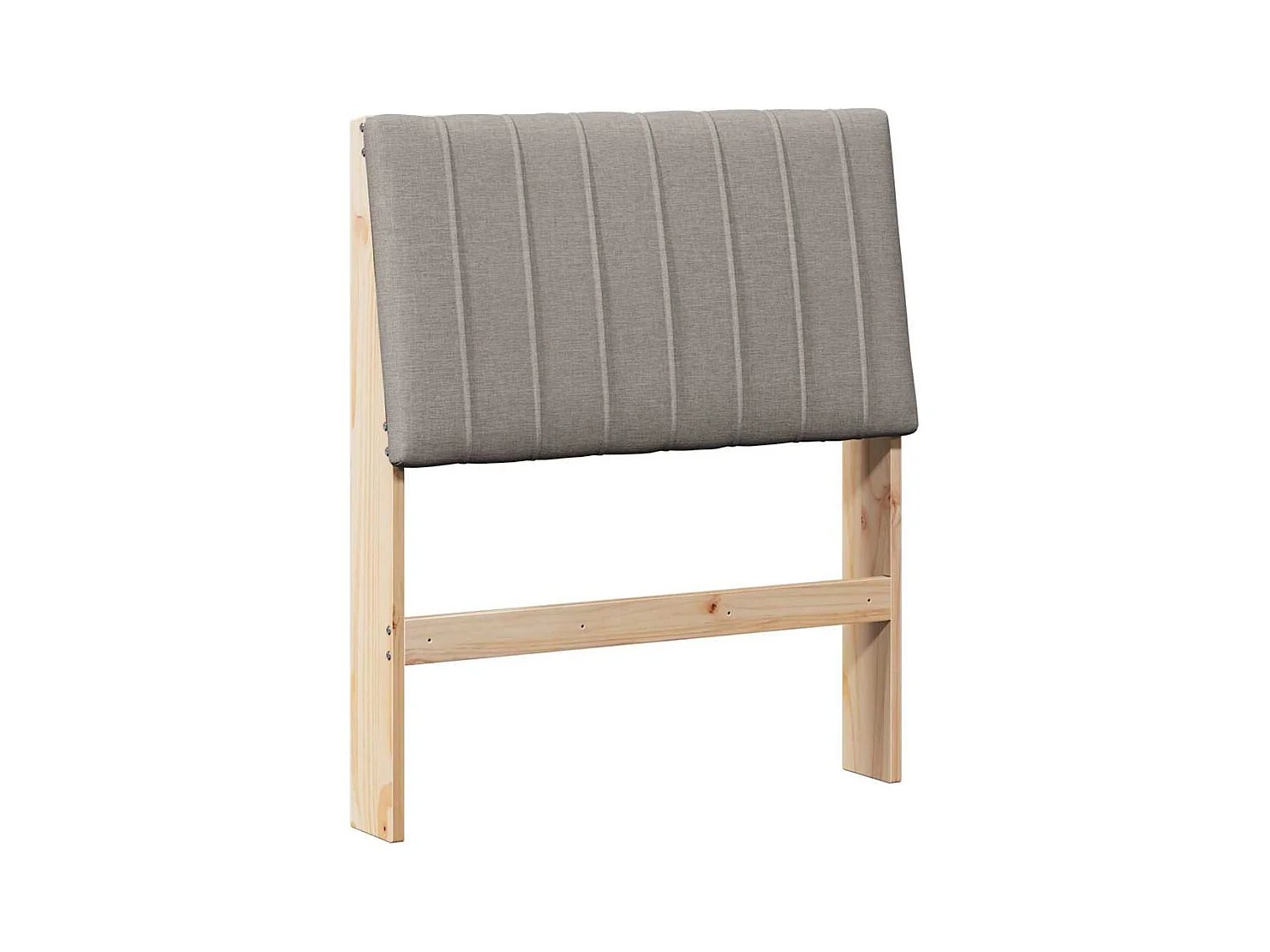 Cabeceira estofada Cinzento-acastanhado 75 cm