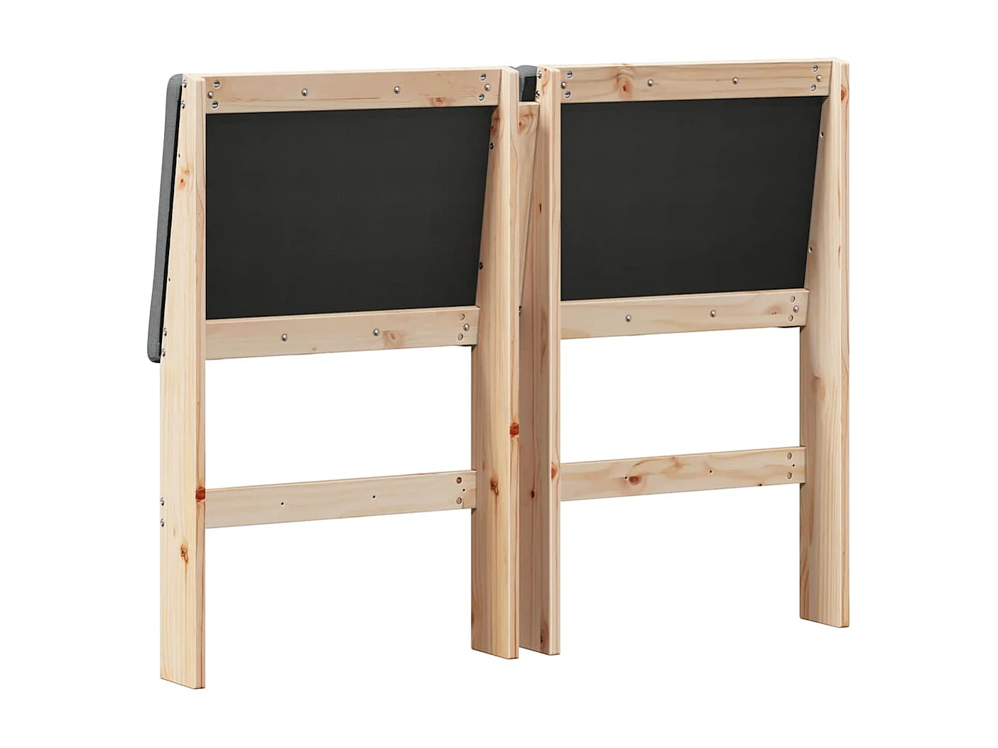 Cabeceira estofada Cinza Escuro 135 cm