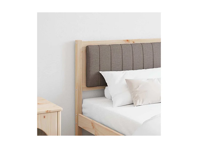 Tête de lit capitonnée avec tête de lit Marron 180 cm