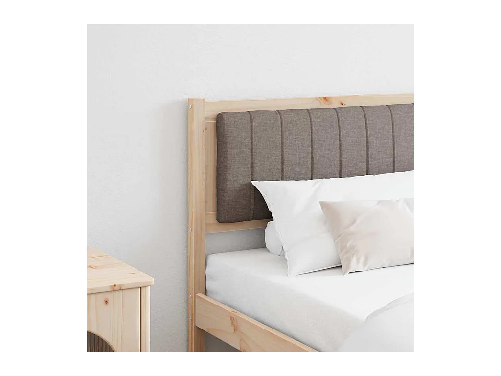 Cabeceira estofada com cabeceira Castanho 180 cm