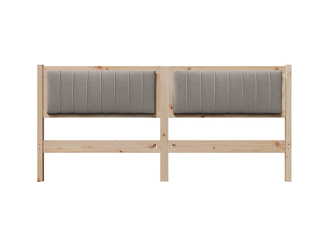 Cabeceira estofada com cabeceira Castanho 180 cm