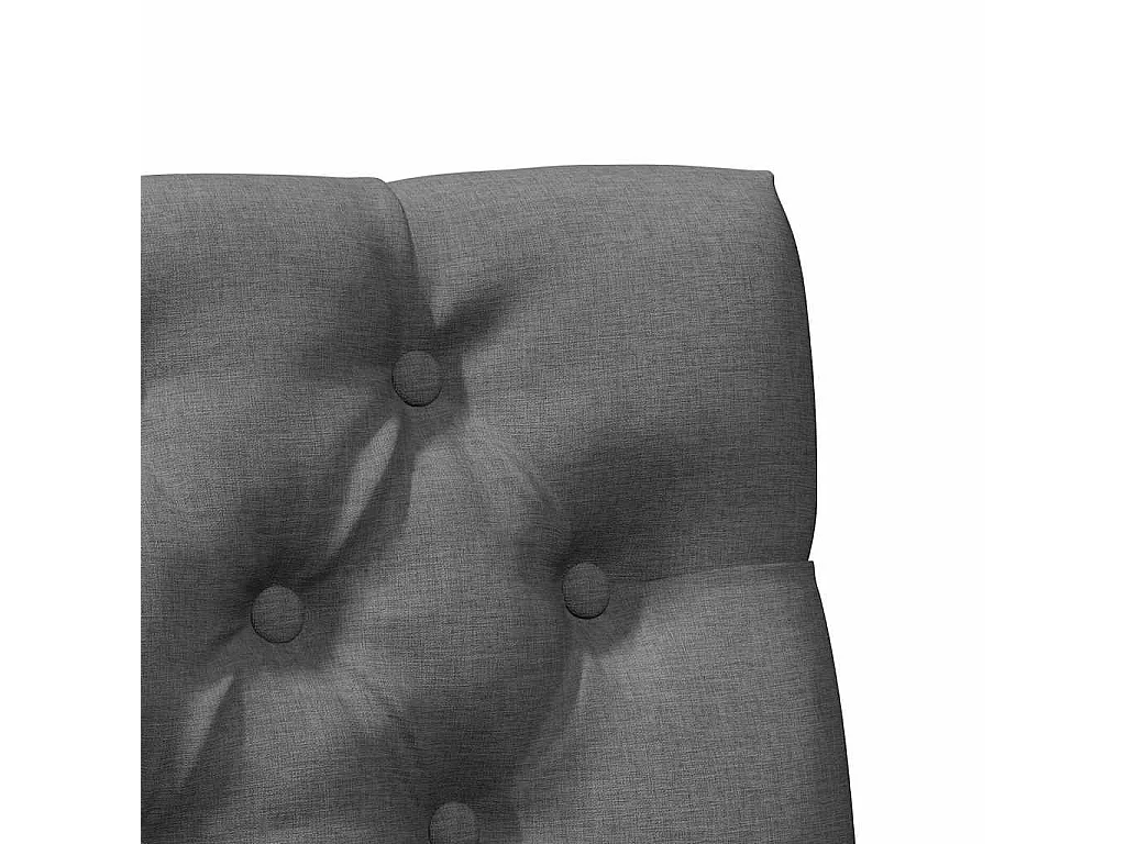 Cabeceira estofada Cinza Escuro 80 cm