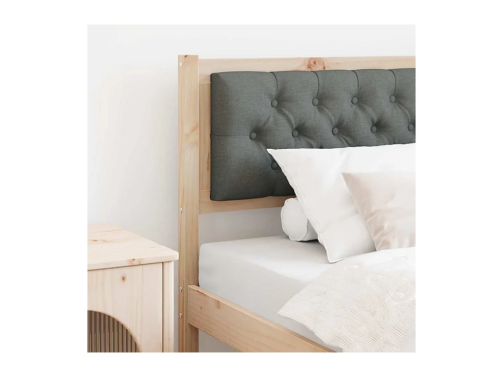 Cabeceira Outros castanho e cinzento-escuro 90 cm