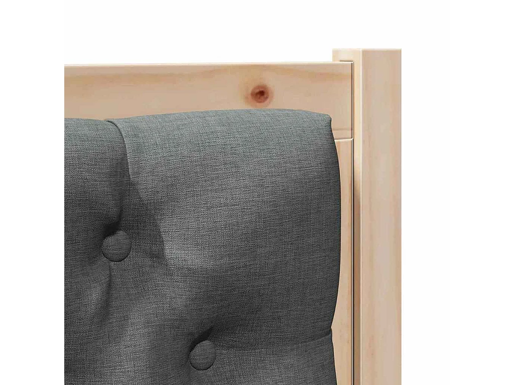 Cabeceira Outros castanho e cinzento-escuro 90 cm