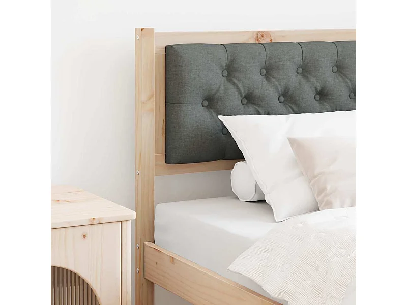 Cabeceira Outros castanho e cinzento-escuro 90 cm