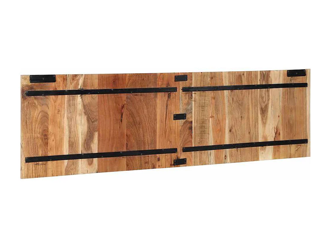 Cabecero de cama 180 cm madera maciza acacia