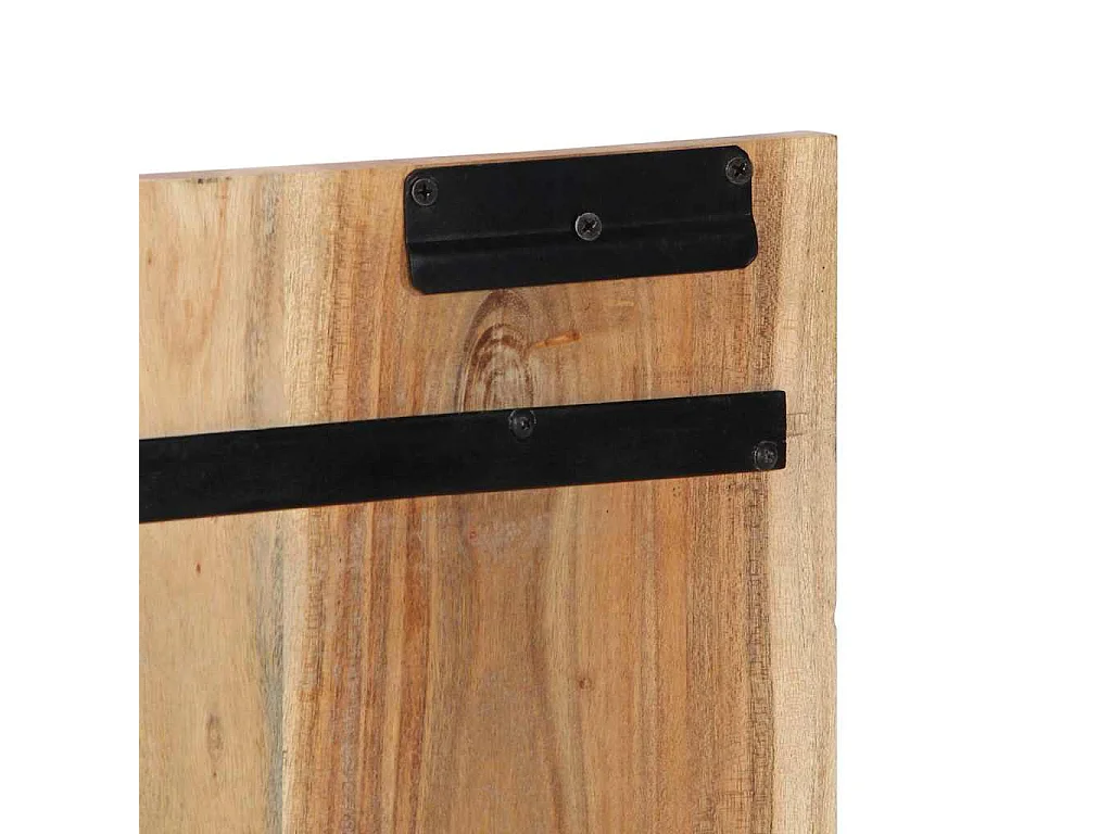 Cabecero de cama 180 cm madera maciza acacia