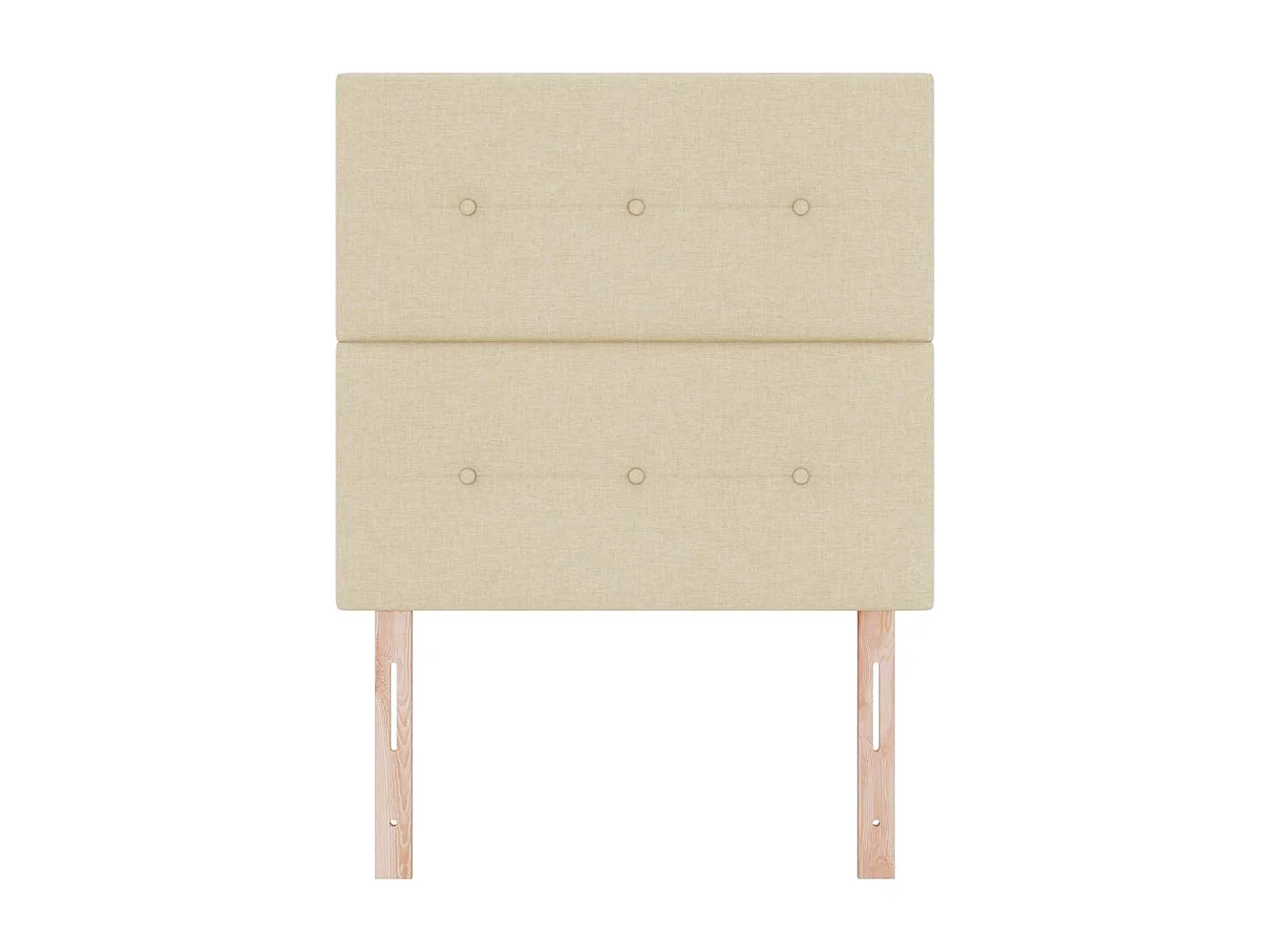 Tête de Lit LED avec des lumières à LED Crème 80 cm tissu