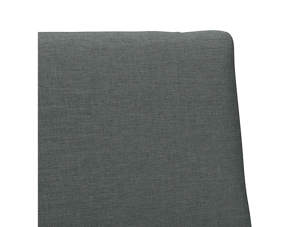 Cabeceira estofada Cinza Escuro 80 cm