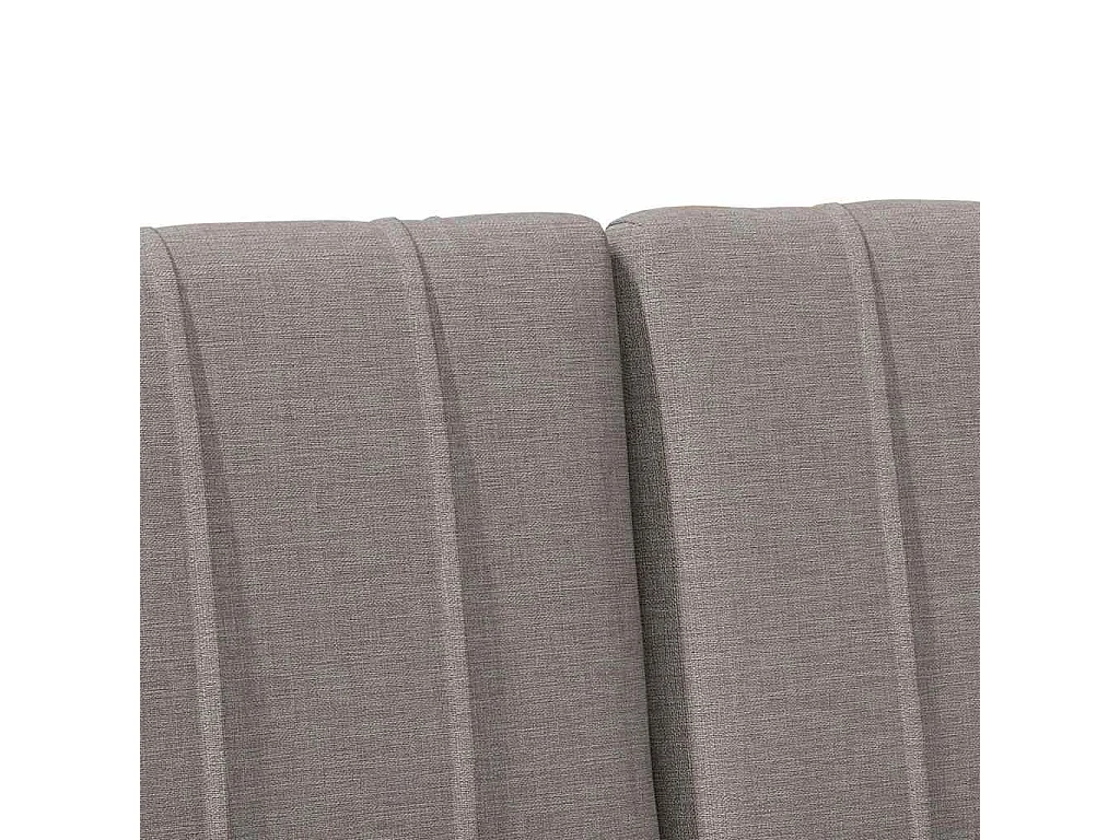 Cabeceira estofada Cinzento-acastanhado 120 cm