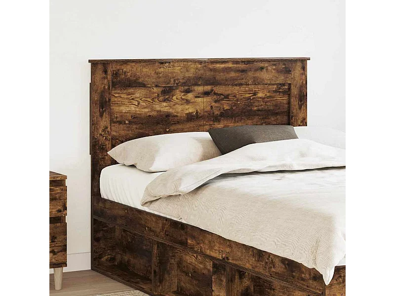 Cabeceira Carvalho Defumado 135 cm Madeira processada