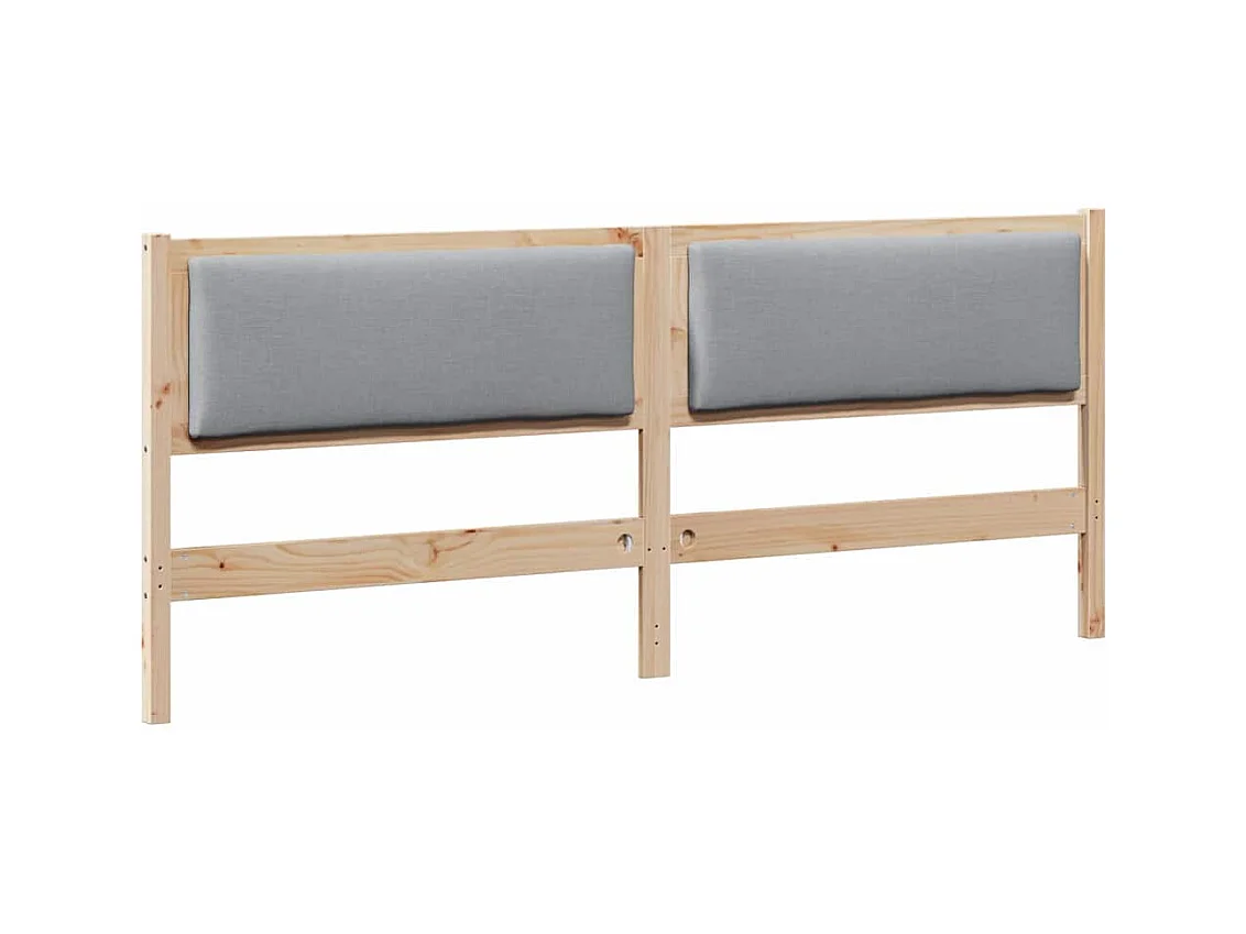 Cabecero Otro Marrón 180 cm Madera maciza de pino