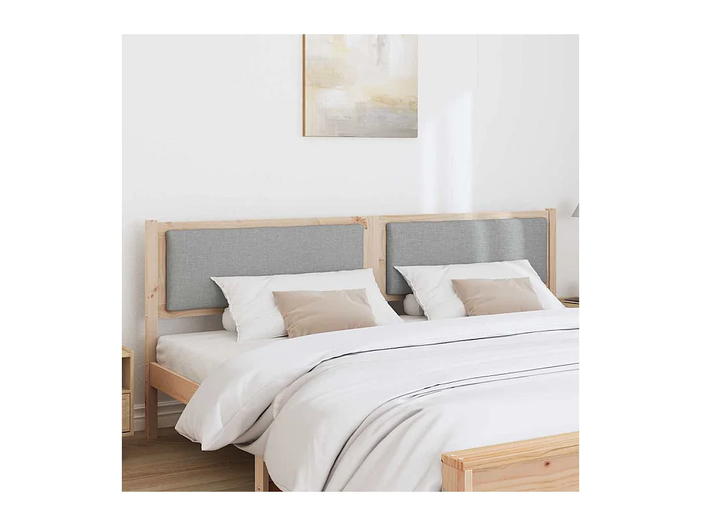 Cabecero Otro Marrón 180 cm Madera maciza de pino