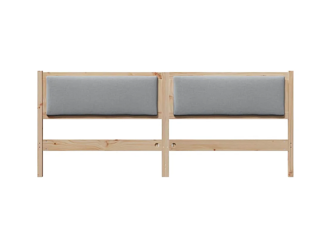 Cabecero Otro Marrón 180 cm Madera maciza de pino