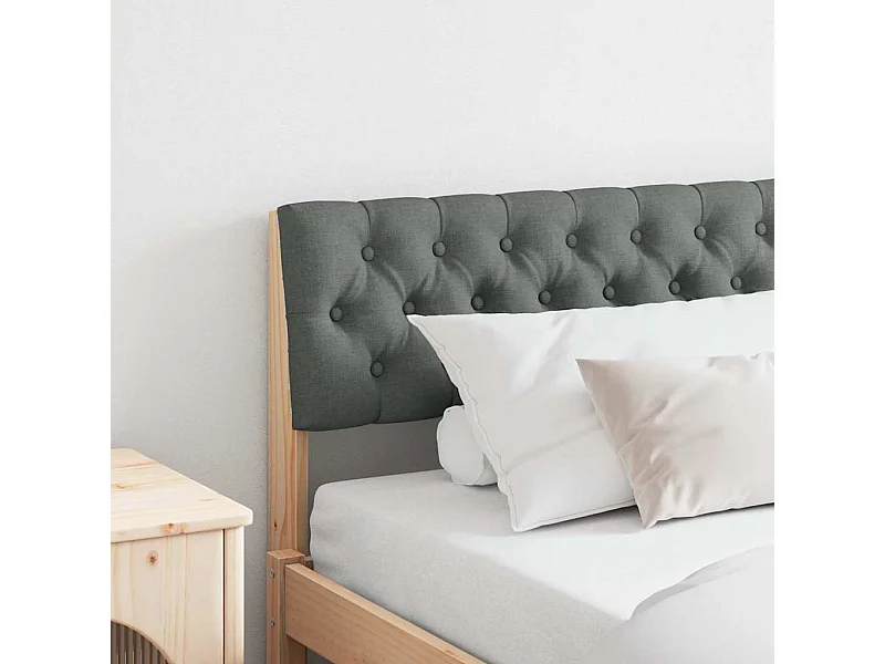 Cabeceira estofada Cinza Escuro 180 cm