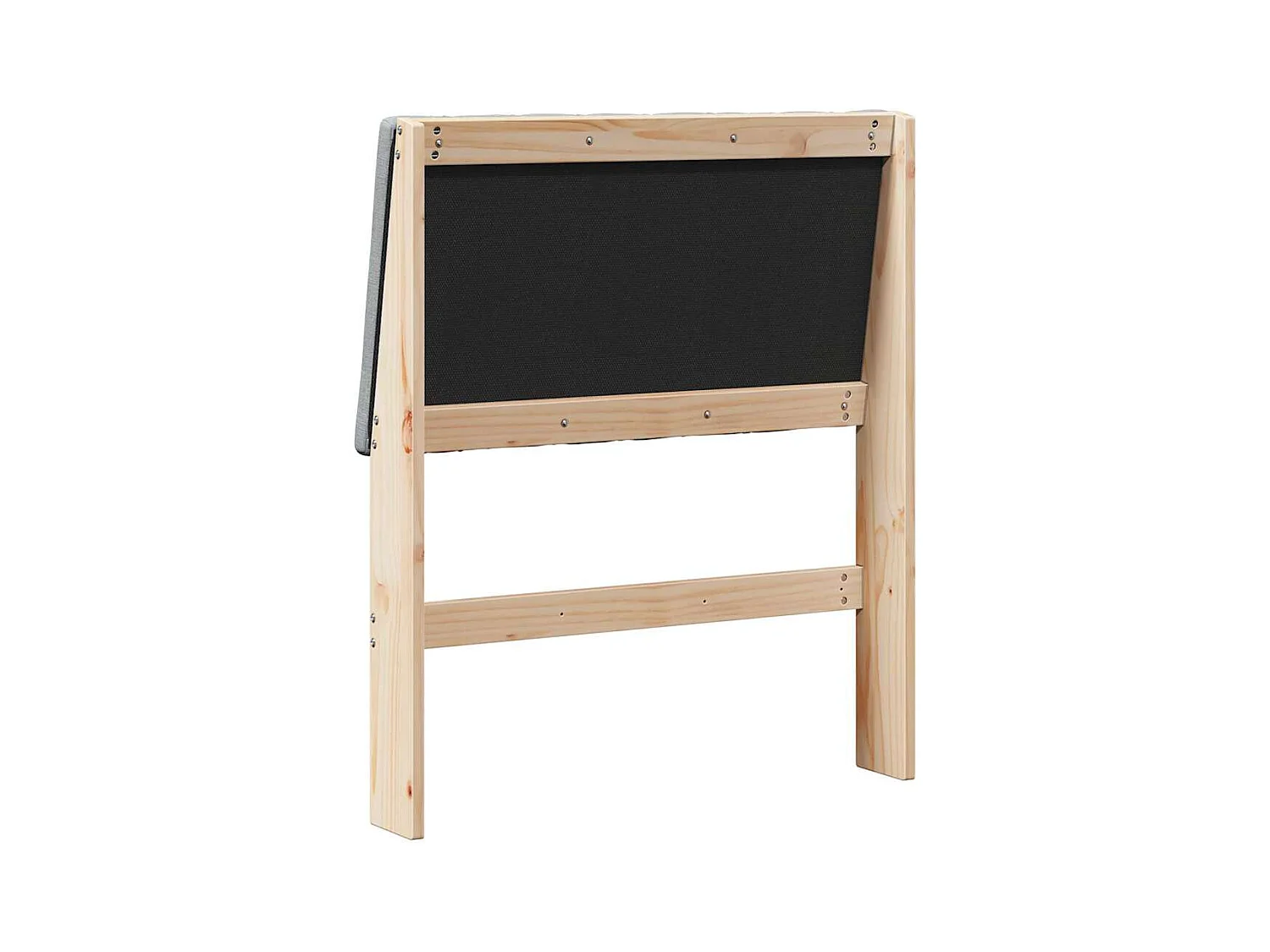 Cabeceira estofada Cinzento-claro 75 cm